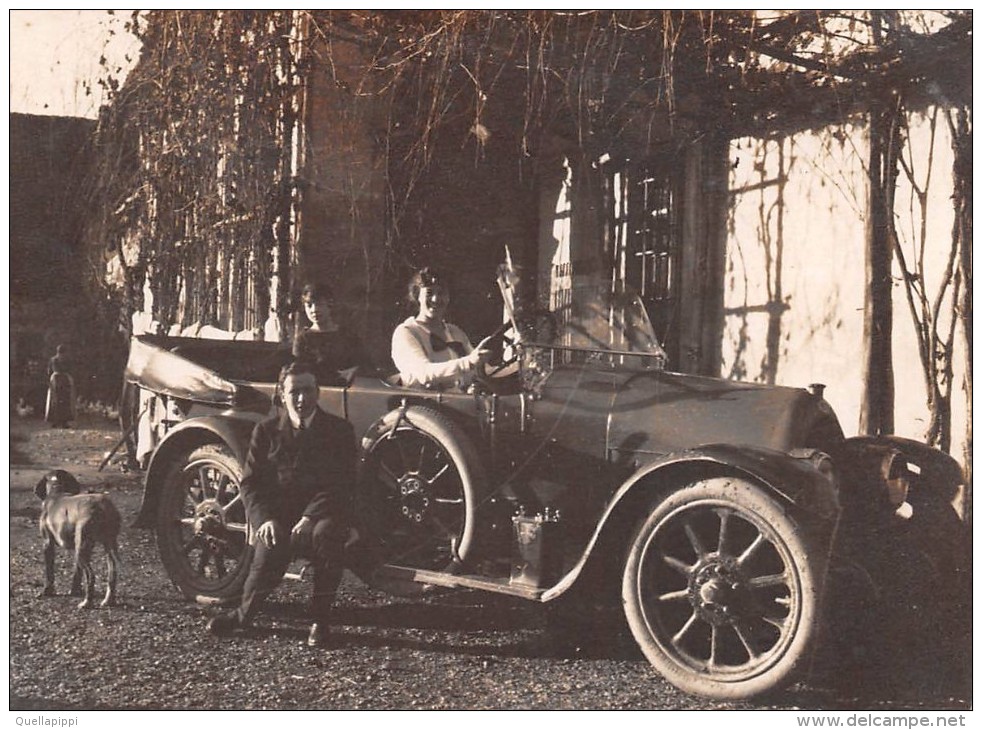 01924 "AUTO TIPO TORPEDO ANNI ´20 DEL 'XX SECOLO" ANIMATA.  FOTOGRAFIA ORIGNALE. - Automobili