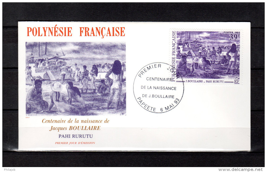 Enveloppe 1er Jour De 1993 " OEUVRE DE J. BOULLAIRE ...". N° YT 434. Parfait. état. FDC - Sonstige & Ohne Zuordnung