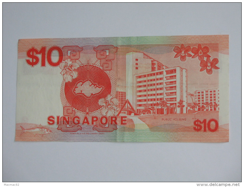 10 Ten  Dollars 1988 - SINGAPOUR **** EN ACHAT IMMEDIAT **** - Singapour