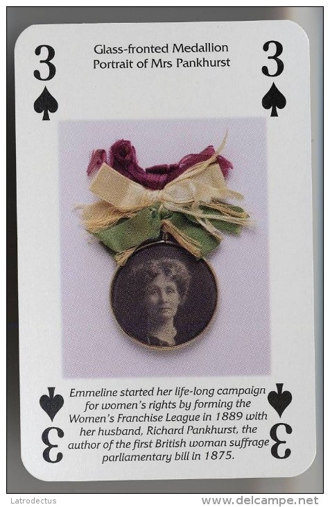 Play Card - Votes For Women - Mrs. Pankhurst - Kartenspiele (traditionell)