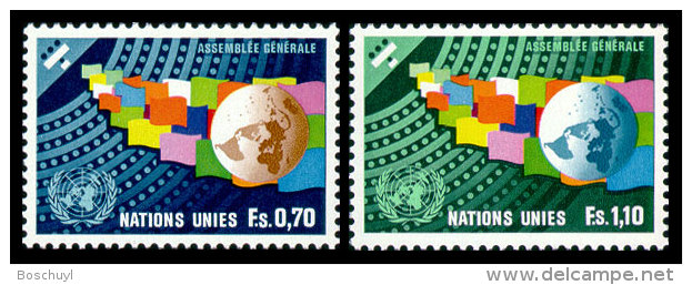 United Nations Geneva, 1978, United Nations General Assembly, Michel #78-79, Scott #79-80, MNH, Perforated Set - Altri & Non Classificati