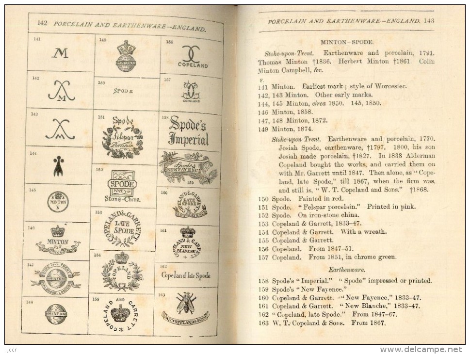 The China Collector´s Pocket Companion by Mrs. Bury Palliser - Céramique, Porcelaine - 1887