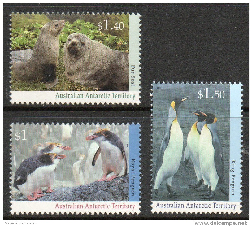 Australian Antarctic AAT 95/97 ** Faune Antarctique (machots, Phoques) - Unused Stamps