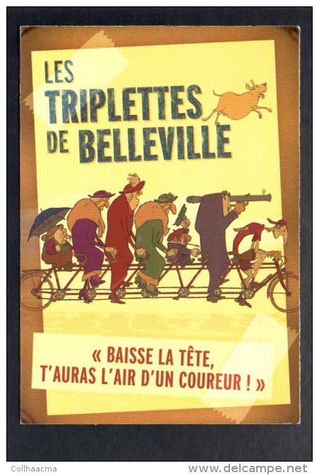 Cyclisme - Les Triplettes De Belleville  " Baisse La Tête,t'auras L'air D'un Coureur ! " / Tandem - Cycling