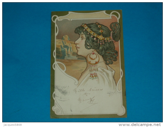 Illustrateurs ) Syle Mucha -  N° 1 - Arts Nouveaux - égypte - Année 1901 - EDIT - Storch - 1900-1949