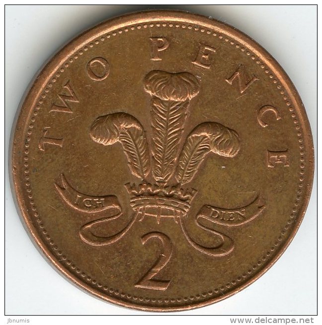 Grande Bretagne Great Britain 2 Pence 2001 KM 987 - 2 Pence & 2 New Pence