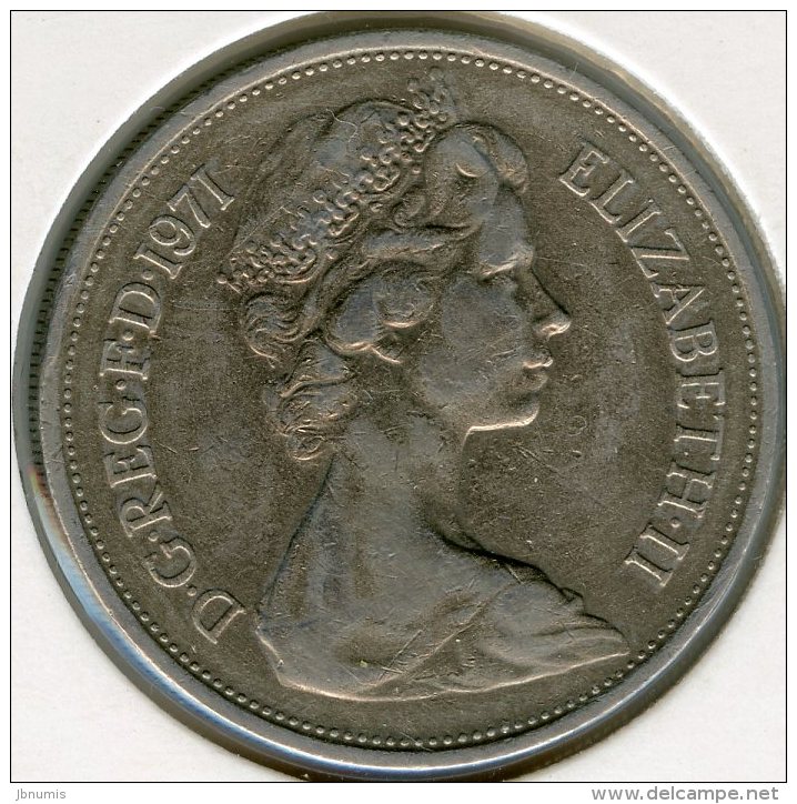 Grande Bretagne Great Britain 10 New Pence 1971 KM 912 - 10 Pence & 10 New Pence