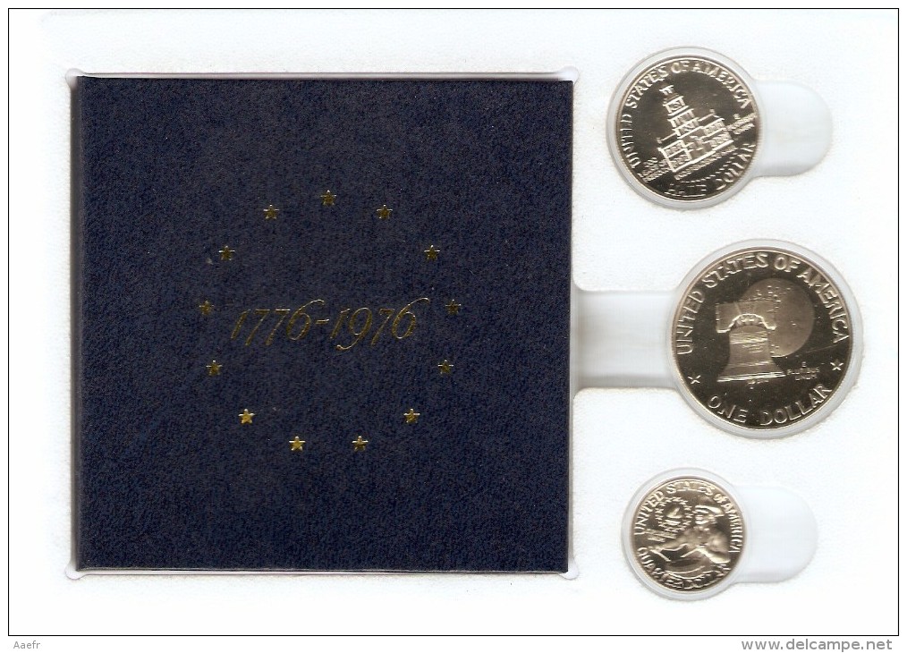 Monnaies - ETATS-UNIS - PROOF SET - 1976 - United States Bicentennial Silver Proof Set - Proof Sets