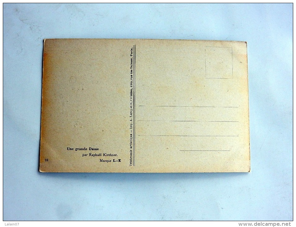 Carte Postale Ancienne : Raphael KIRCHNER : Une Grande Dame - Kirchner, Raphael