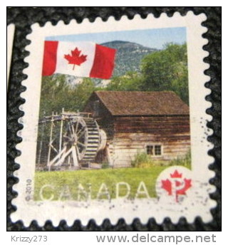 Canada 2010 Flag Over Historic Mills Keremeos Grist Mill P - Used - Used Stamps