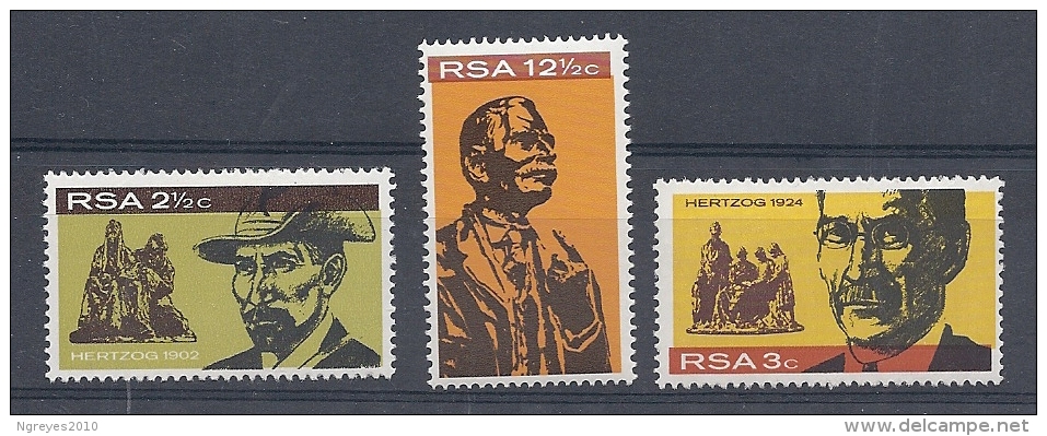 150021568   RSA  YVERT   Nº  313/5  */MH - Unused Stamps