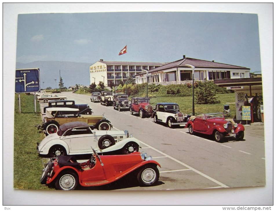 MOTEL DE FOUNEX    AUTO D'EPOCA  CAR  AUTOMOBILE  VOITURE   AUTOMOBILES  SUISSE   SVIZZERA - Alberghi & Ristoranti