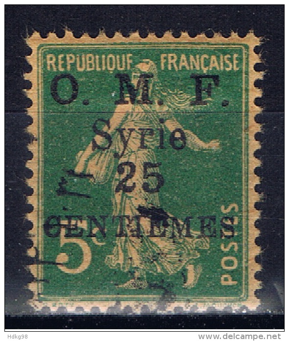 SYR+ Syrien 1921 Mi 153 Säerin - Used Stamps