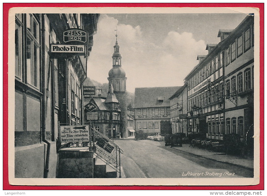 AK 'Stolberg / Harz' Dorf ~ 1950 - Stolberg (Harz)