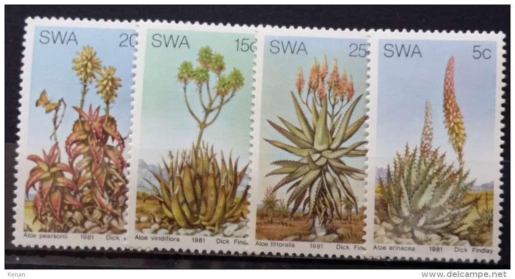 Namibia-SWA, 1981, Mi: 504/07 (MNH) - Plantas Medicinales