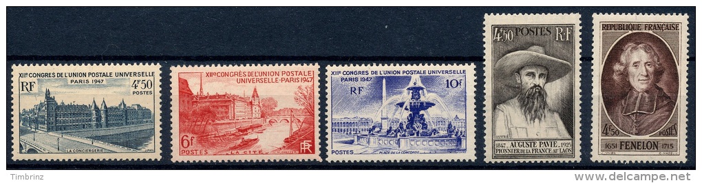 FRANCE  -  Année Complète 1947 ** MNH TB  Cote= 36,00 EUR - 21 Timbres De Yv. 772 à 792 ..Réf.FRA27762 - 1940-1949