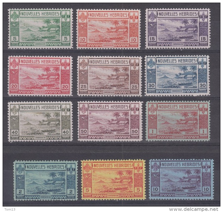 Nouvelles Hébrides  N° 100 à 111  Neuf ** - Unused Stamps