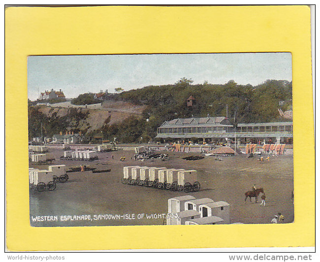 CPA -   WESTERN ESPLANADE - SANDOWN -  ISLE OF WIGHT - Sandown