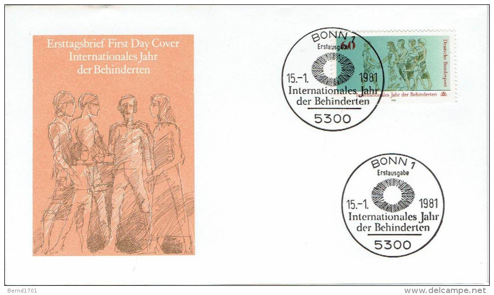 Germany - Mi-Nr 1083 FDC (T195)- - 1981-1990