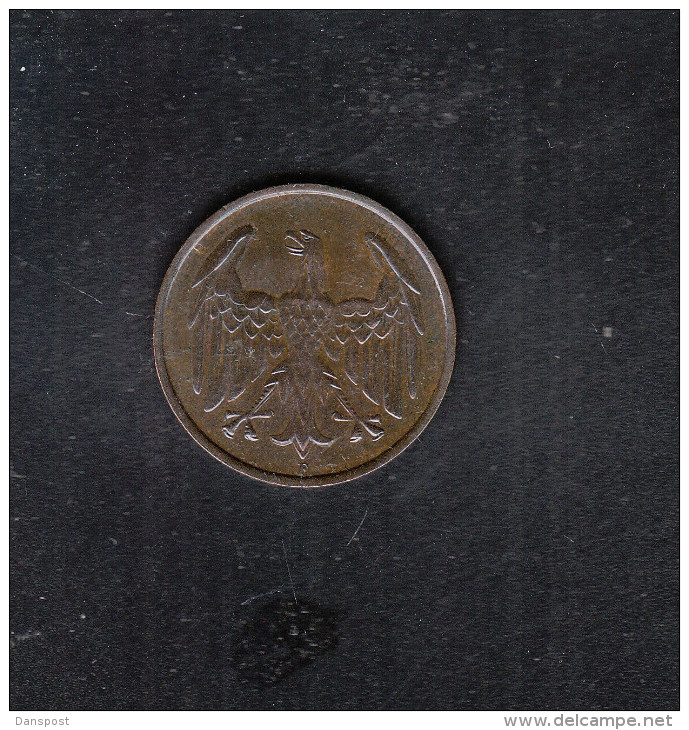 Dt. Reich 4 Pfenig 1932 F - 4 Reichspfennig