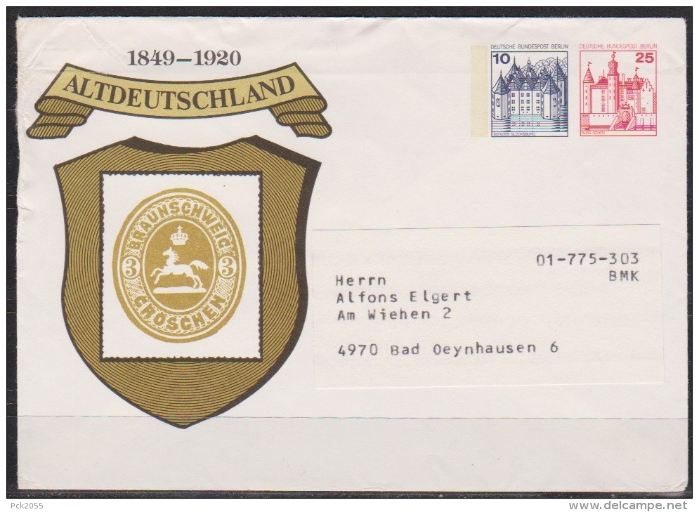 Berlin Ganzsache Mi.Nr. PU 94 Gebraucht( D 2509 ) - Privé Briefomslagen - Gebruikt