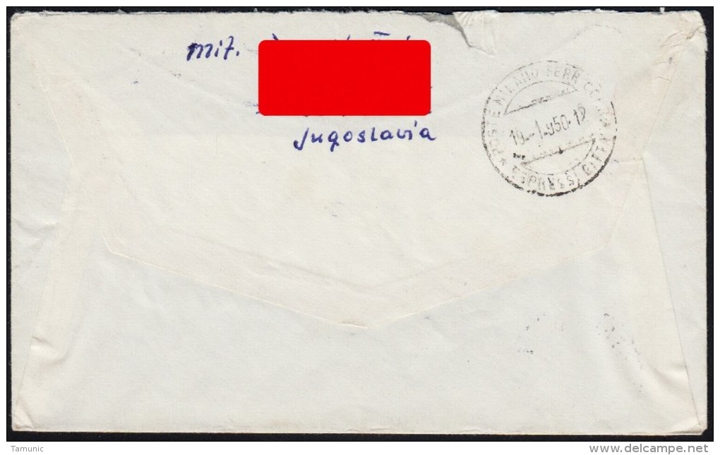 YUGOSLAVIA (CROATIA-ITALY) EXPRES No.242 LETTER COVER ENVELOPE WITH STAMPS J.B.TITO 1970 - Briefe U. Dokumente