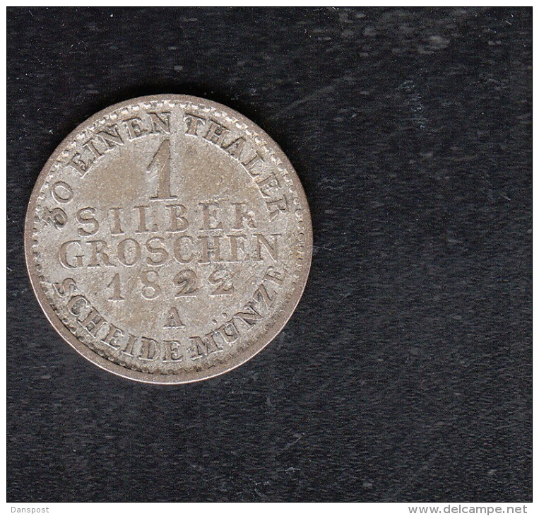 Preussen 1 Groschen 1822 - Small Coins & Other Subdivisions