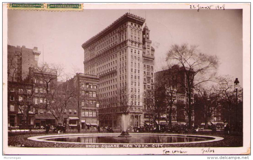 NEW YORK CITY - Union Square - Autres & Non Classés