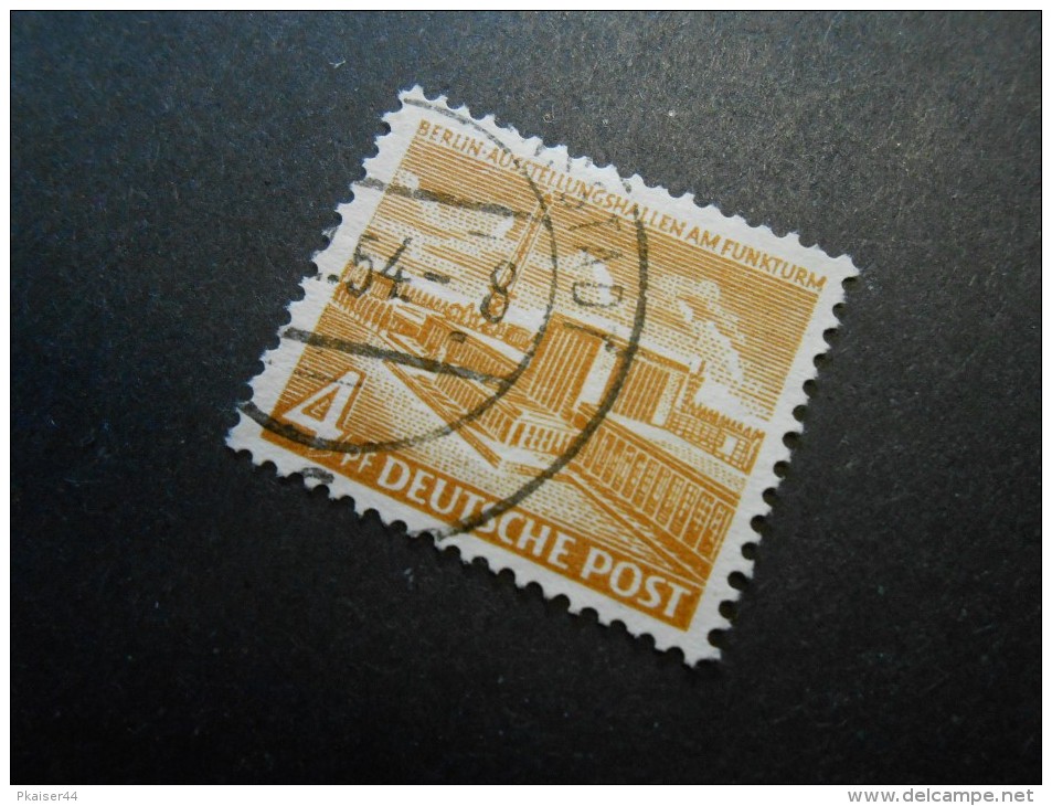 Berlin (West)  Mi112 - 4Pf - Berliner Bauten  1953 - Used Stamps