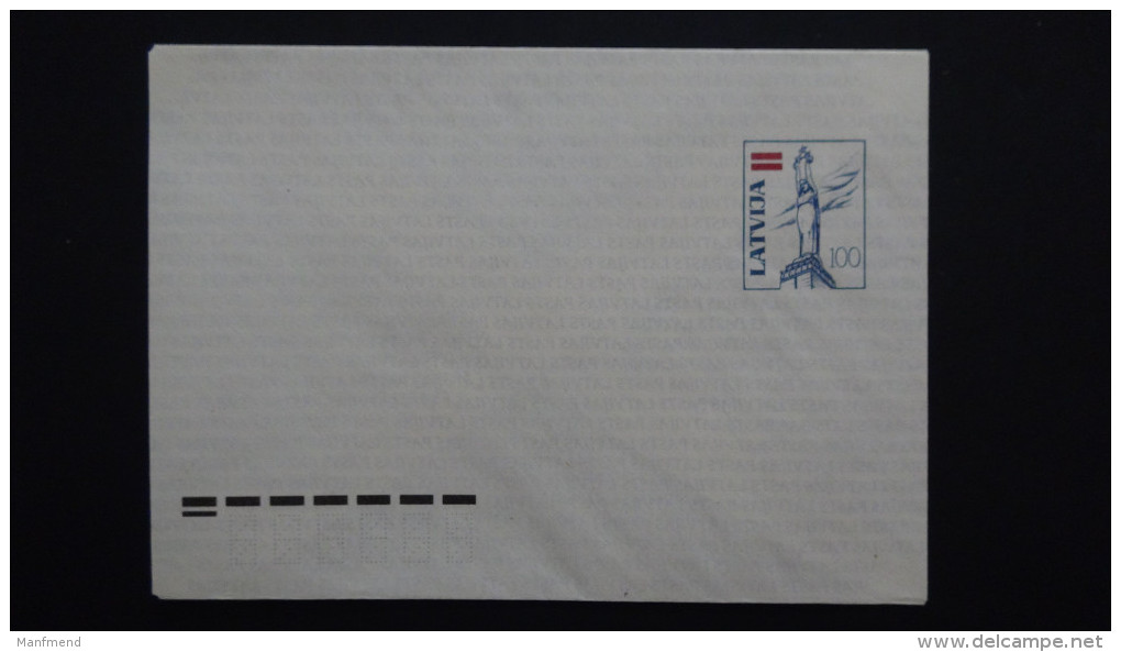 Latvia - 1992 - Mi: U22** - Postal Stationery - Look Scan - Lettland