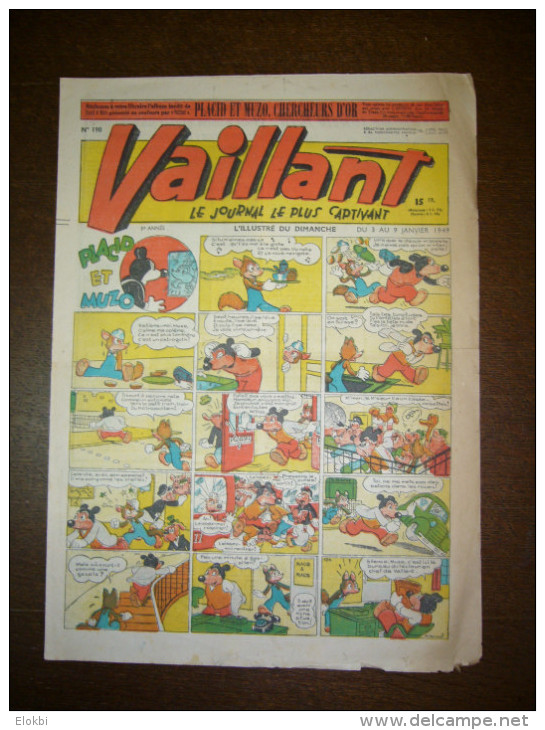 Vaillant N° 190 Du 3 Janvier 1949 - Vaillant