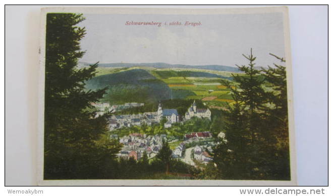 AK Schwarzenberg Im Sächsischen Erzgebirge Vom 10.10.51 - Schwarzenberg (Erzgeb.)