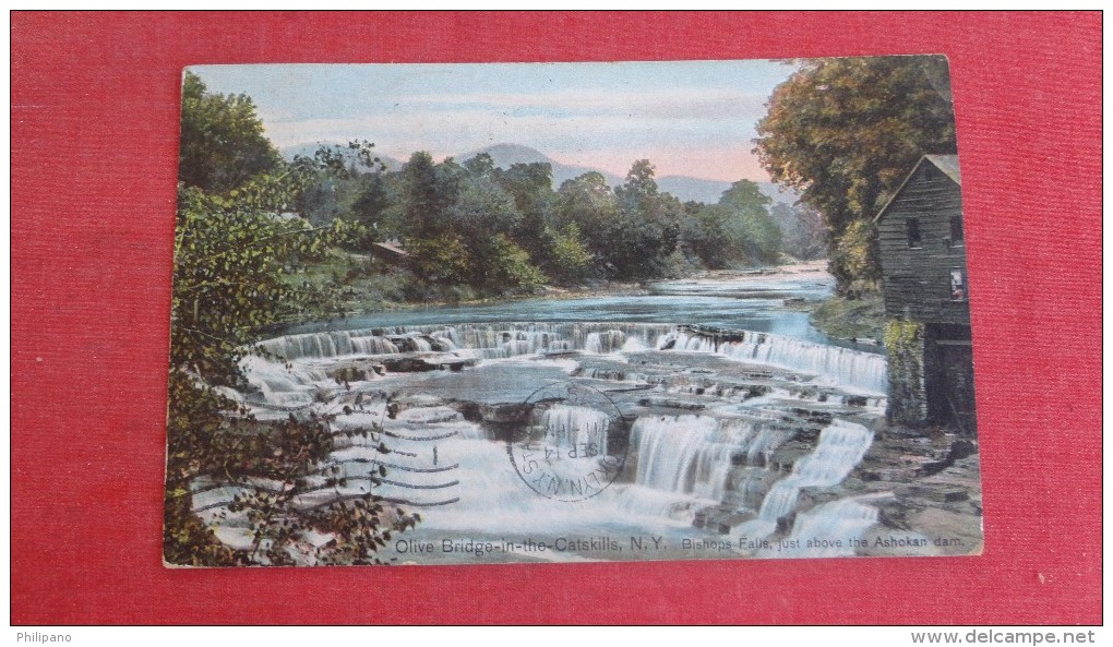 New York> Catskills  Olive Bridge  Bishops Falls --      -------   -----ref   1918 - Catskills