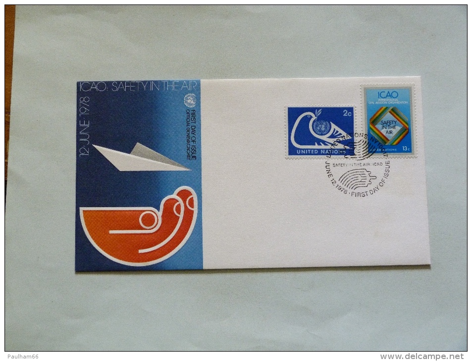 F.D.C    ICAO, SAFETY IN THE AIR 12 JUNE 1978 - Used Stamps