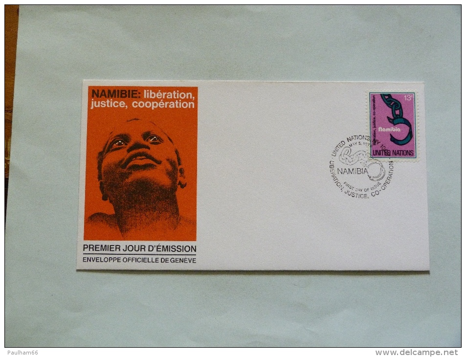 F.D.C    NAMIBIE LIBERATION, JUSTICE, COOPERATION - Used Stamps