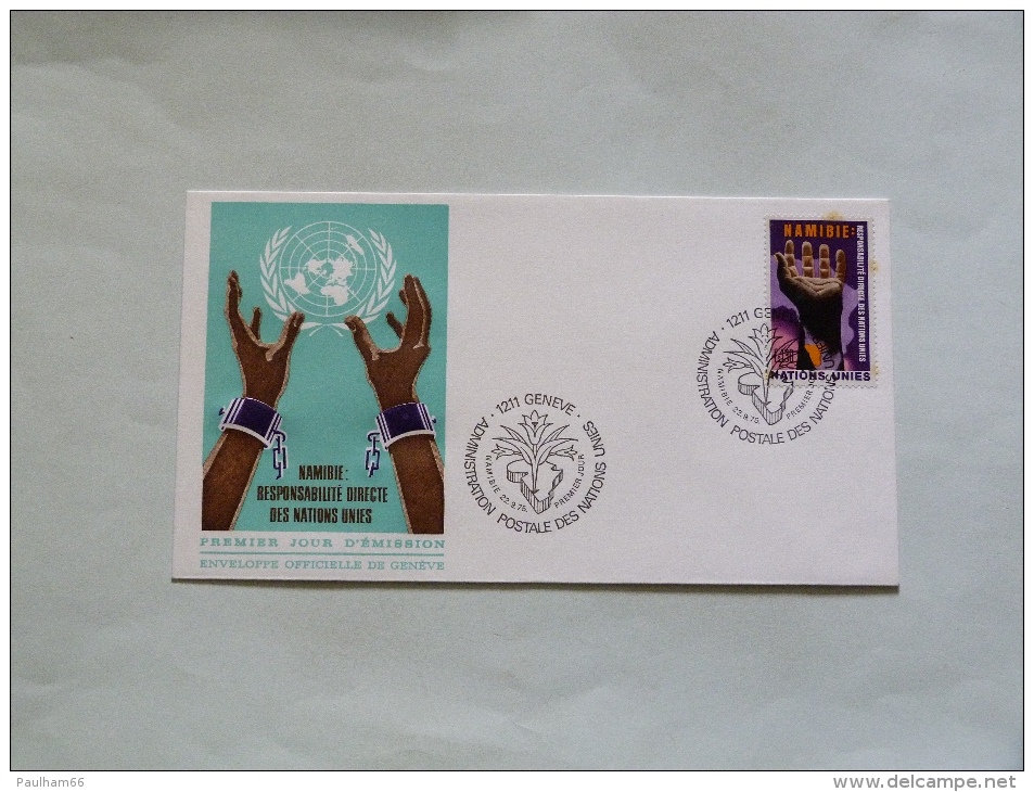 F.D.C   NAMIBIE  RESPONSABILITE DIRECTE DES NATIONS UNIES - Used Stamps