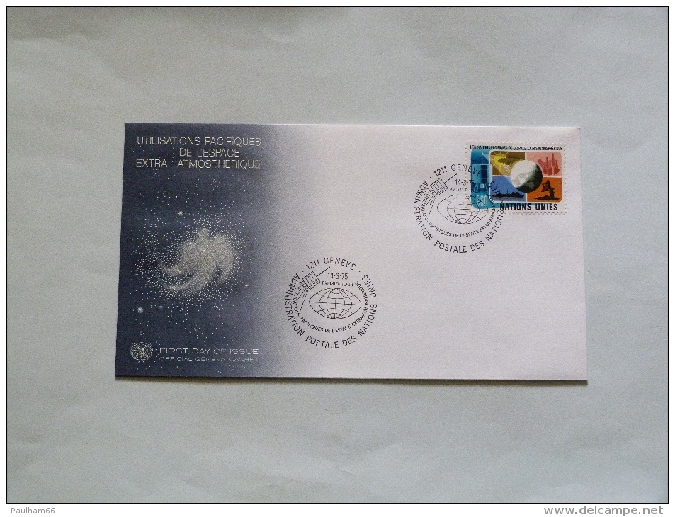 F.D.C   UTILISATIONS PACIFIQUES DE L´ESPACE EXTRA ATMOSPHERIQUE - Used Stamps