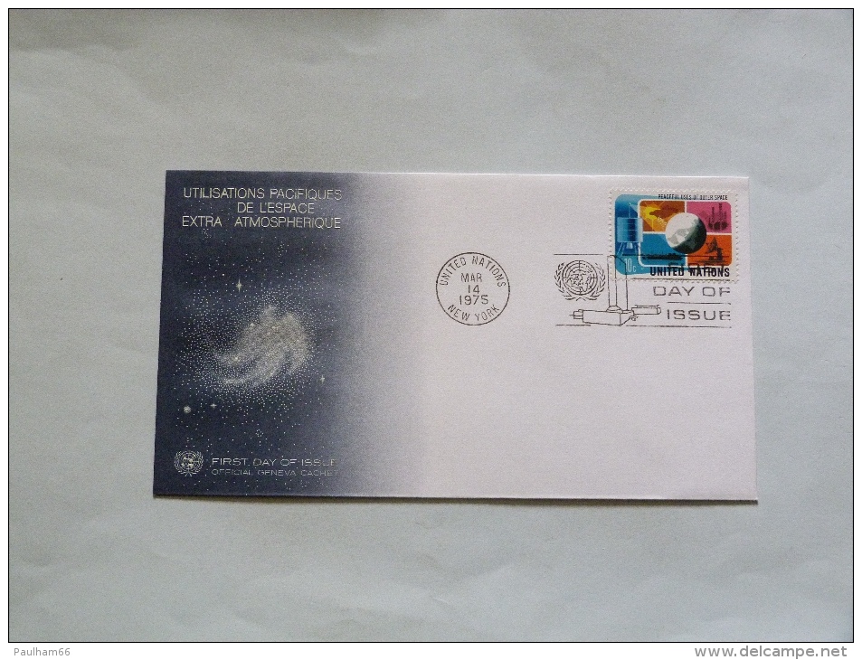 F.D.C   UTILISATIONS PACIFIQUES DE L´ESPACE EXTRA ATMOSPHERIQUE - Used Stamps