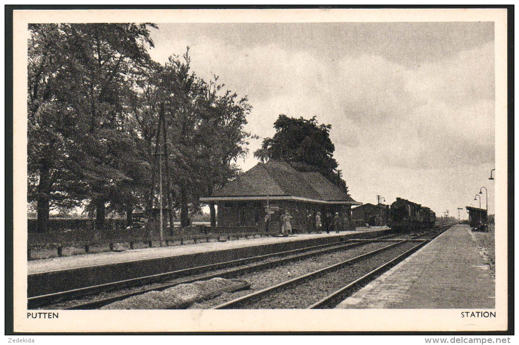 0471 AK Ansichtskarte Putten - Bahnhof - La Gare - Station - TOP - Putten