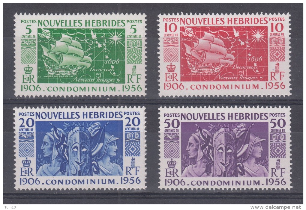 Nouvelles Hébrides  N° 167 à 170 Neuf ** - Unused Stamps