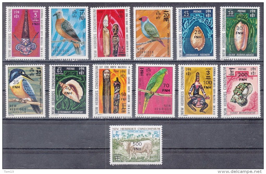 Nouvelles Hébrides  N° 463 à 475  Neuf ** - Unused Stamps