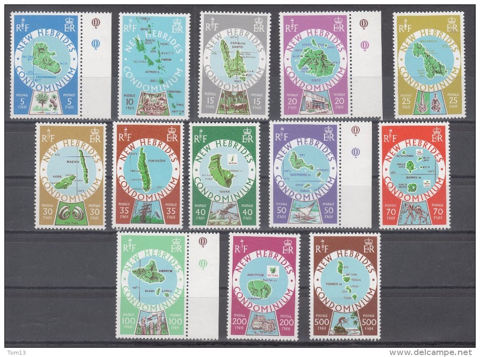 Nouvelles Hébrides  N° 508 à 520  Neuf ** - Unused Stamps
