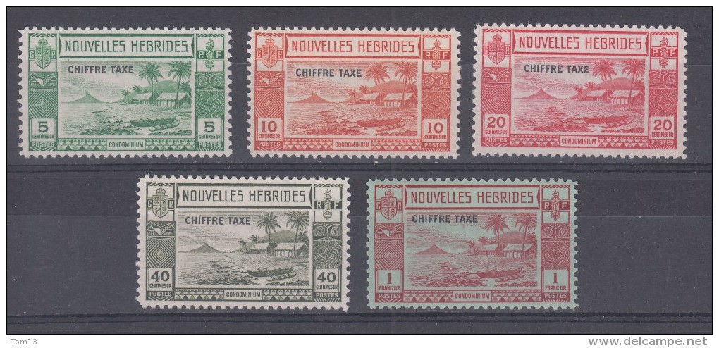 Nouvelles Hébrides  Taxe  N° 11 à 15   Neuf ** - Unused Stamps
