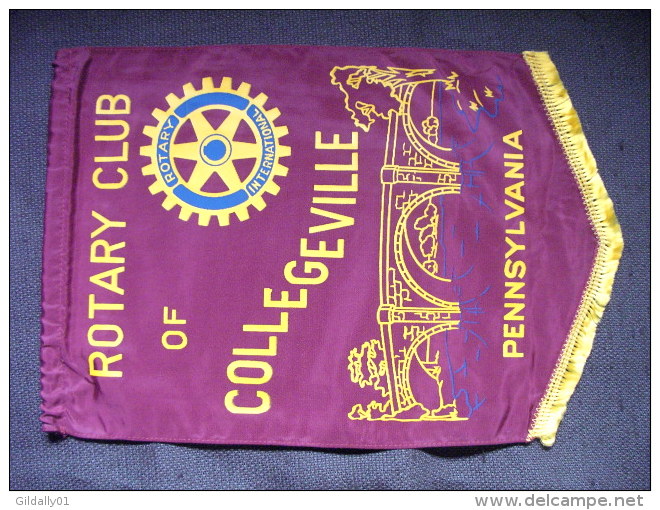 Banner:    COLLEGEVILLE.   PENNSYLVANIA..    (U.S.A).  -   ROTARY  CLUB  INTERNATIONAL. - Other & Unclassified