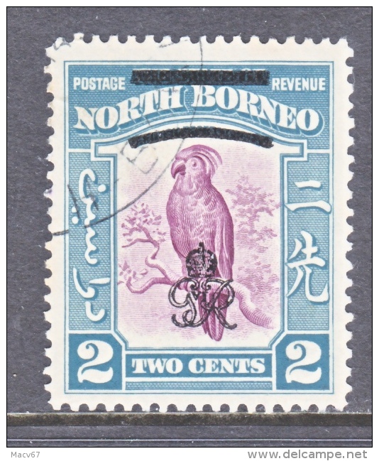 NORTH BORNEO  224  (o)   FAUNA  BIRD - North Borneo (...-1963)