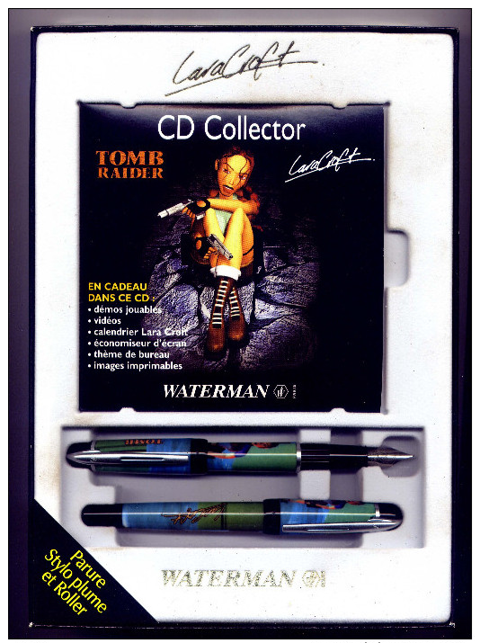 Coffret Collector Lara Croft - WATERMAN - Pens