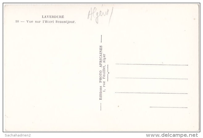 Pf. LAVERDURE. Vue Sur L'Hôtel Beauséjour. 10 - Autres & Non Classés