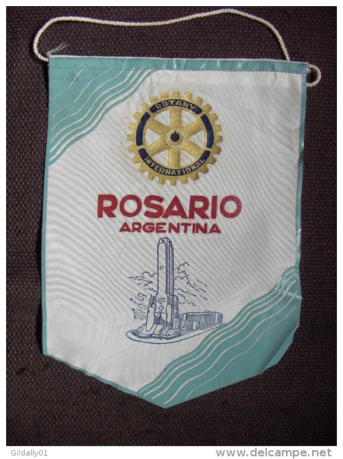 FANION / PENNANT:    ROSARIO. (ARGENTINA)  -   ROTARY  INTERNATIONAL. - Autres & Non Classés