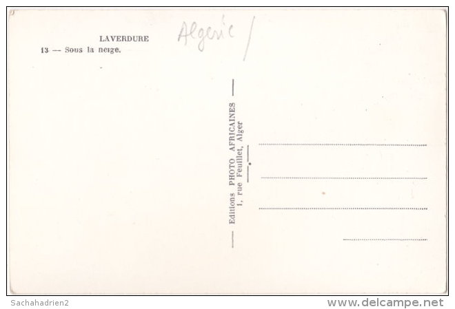 Pf. LAVERDURE. Sous La Neige. 13 - Autres & Non Classés