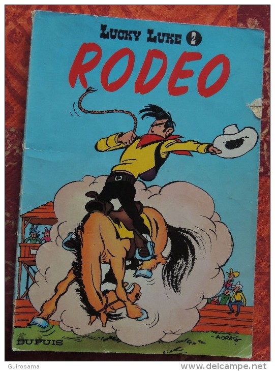 Morris : Lucky Luke - N°2 : Rodéo - © 1967 - Edition Dupuis - 61 P.  - état Moyen - Lucky Luke